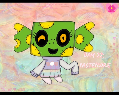 Julesthetic Day 22: pastelcore art post art tag digital art drawing fan art illustration