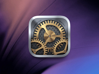 Settings App Icon app icon icon icon design ios ipados macos settings settings app skeuomorphism