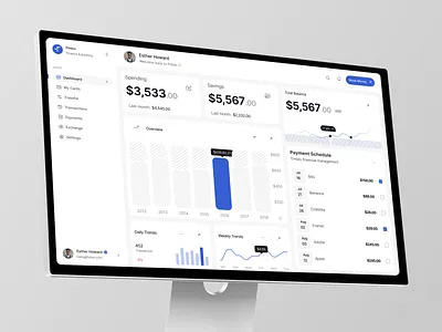 Finlov-Fintech Dashboard Design branding dashboard design graphic design icon illustration logo minimal product ui ux vector