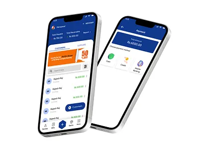 Digital Book keeping for Retail shop UI design digital mobileapp retail ui uidesign ux uxdesign