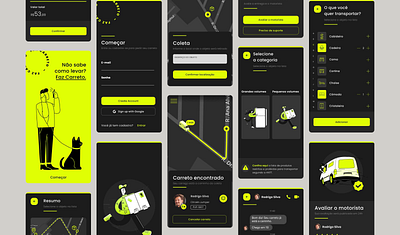faz carreto app ui