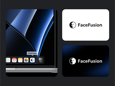 FaceFusion logo and branding brand guidelines branding colors design graphic design icon layo logo sketches studio typography