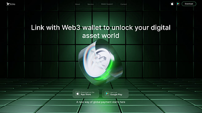 Echo 3D Unleashing Digital Assets Design 3d animation crypto design finance product design ui ux web design web3 website