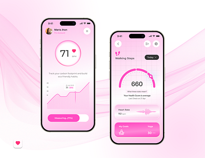 FitFlow – Minimalist Workout & Health App UI 2d app app design app idea creative fitness app graphic design minimal ui ux