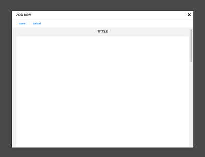 an operation pop-up layer for complex forms graphic design layer ui ux