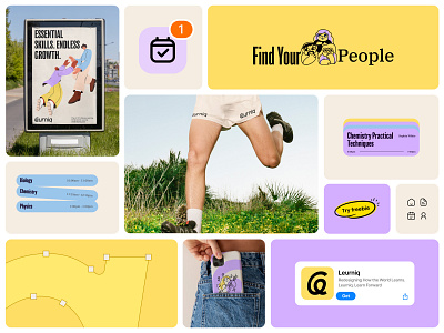 Leurniq | E-Learning Platform Brand identity brand design brand identity branding e learning education learning logo platform typography visual identity