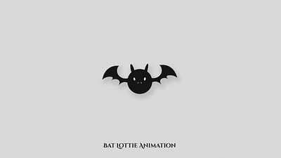 Bat Lottie Animation - Halloween animation bat bat flying animation bat illustration design flying bat halloween halloween 2025 halloween icons illustration lottie animation lottie files motion graphics scary bat svg animation ux