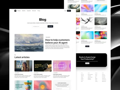 Blog - Xperience uikit design designsystem figma graphic design landing page saas ui ux web webdesign webdesignuikit website websiteuikit