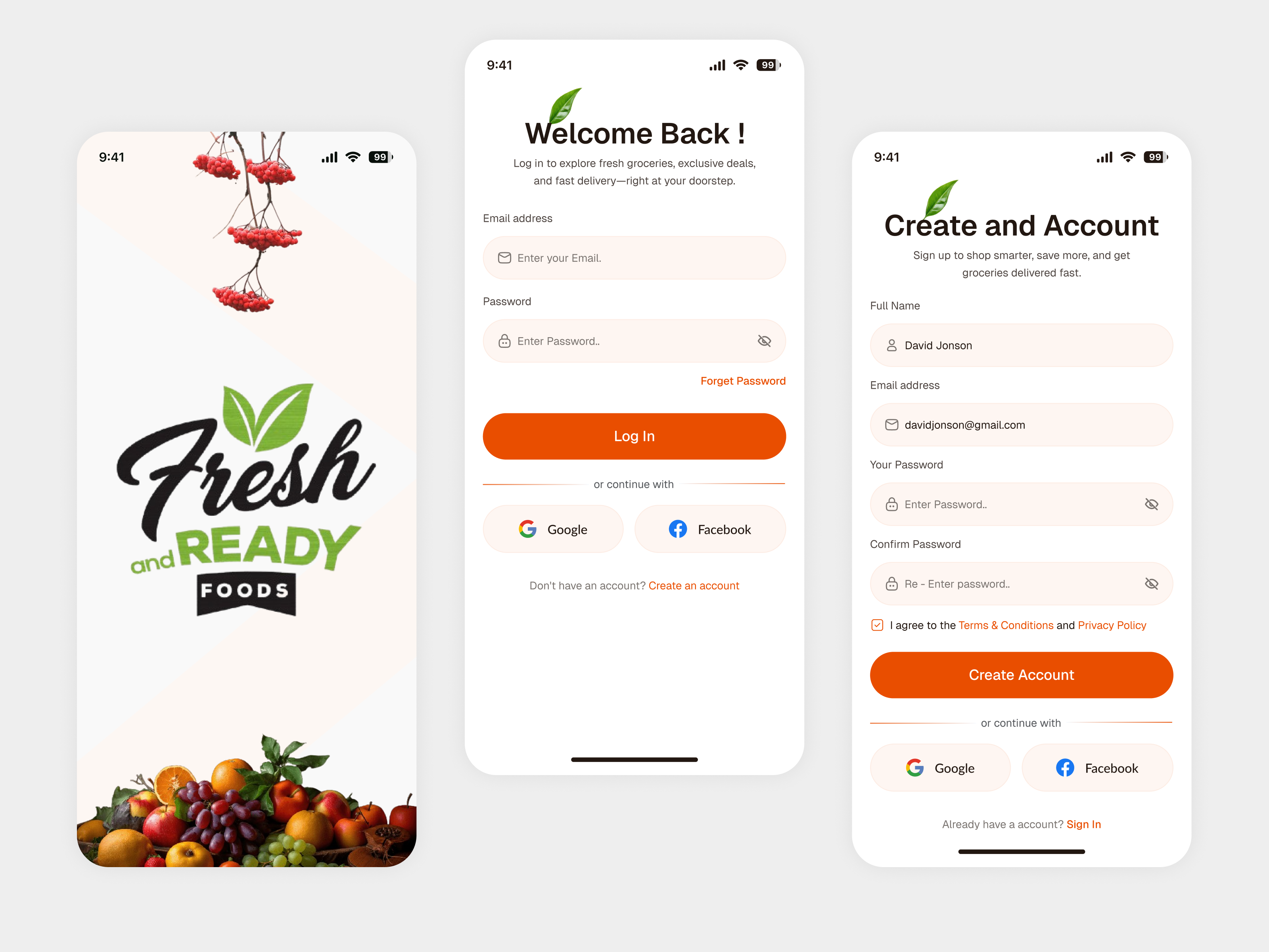 Grocery Mobile app appdesign appui cleanui dailyui designinspiration figma groceryapp loginscreen minimaldesign mobileapp mobileui mobileux onboarding signupscreen splashscreen ui uidesign userinterface ux uxdesign