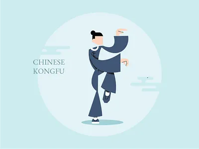 kongfu illustrations chinese design illustration kongfu
