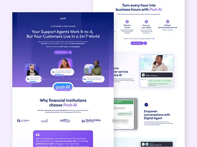 Posh - Landing Page cro