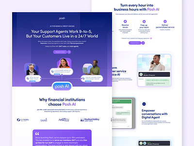 Posh - Landing Page cro