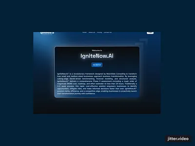 Ignite Now - Where Business Meets Possibility ui