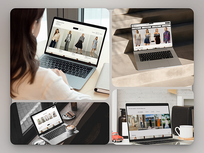 Fashion E-Commerce Website Design — Mockups branding design ecommercedesign graphic design illustration logo mockup ui ux uxdesign vector