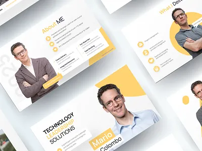 Personal Profile Presentation Design branding business canva google slides graphic design graphic designer personal portfolio pitch deck portfolio design powerpoint design powerpoint presentation ppt slides presentation design slides startups technology