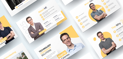 Personal Profile Presentation Design branding business canva google slides graphic design graphic designer personal portfolio pitch deck portfolio design powerpoint design powerpoint presentation ppt slides presentation design slides startups technology