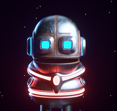 NFT robot illustration nft