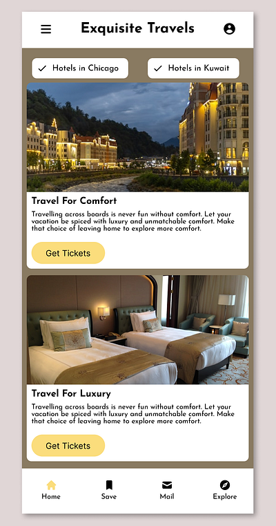 Hotel Lodging Mobile App Design branding graphic design logo ui