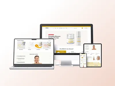 Skincare products Landing page beauty beauty brand beauty care website beauty ecommerce beauty website cosmetic website daily skincare products ecommerce products ecommerce website product design product landing page serum skin skincare skincare design skincare products skincare serum skincare web