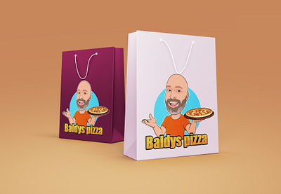 Cartoon logo of a pizza man 3d animation branding cartoon cartoon art cartoon portrait cartoonist design graphic design illustration logo motion graphics ui