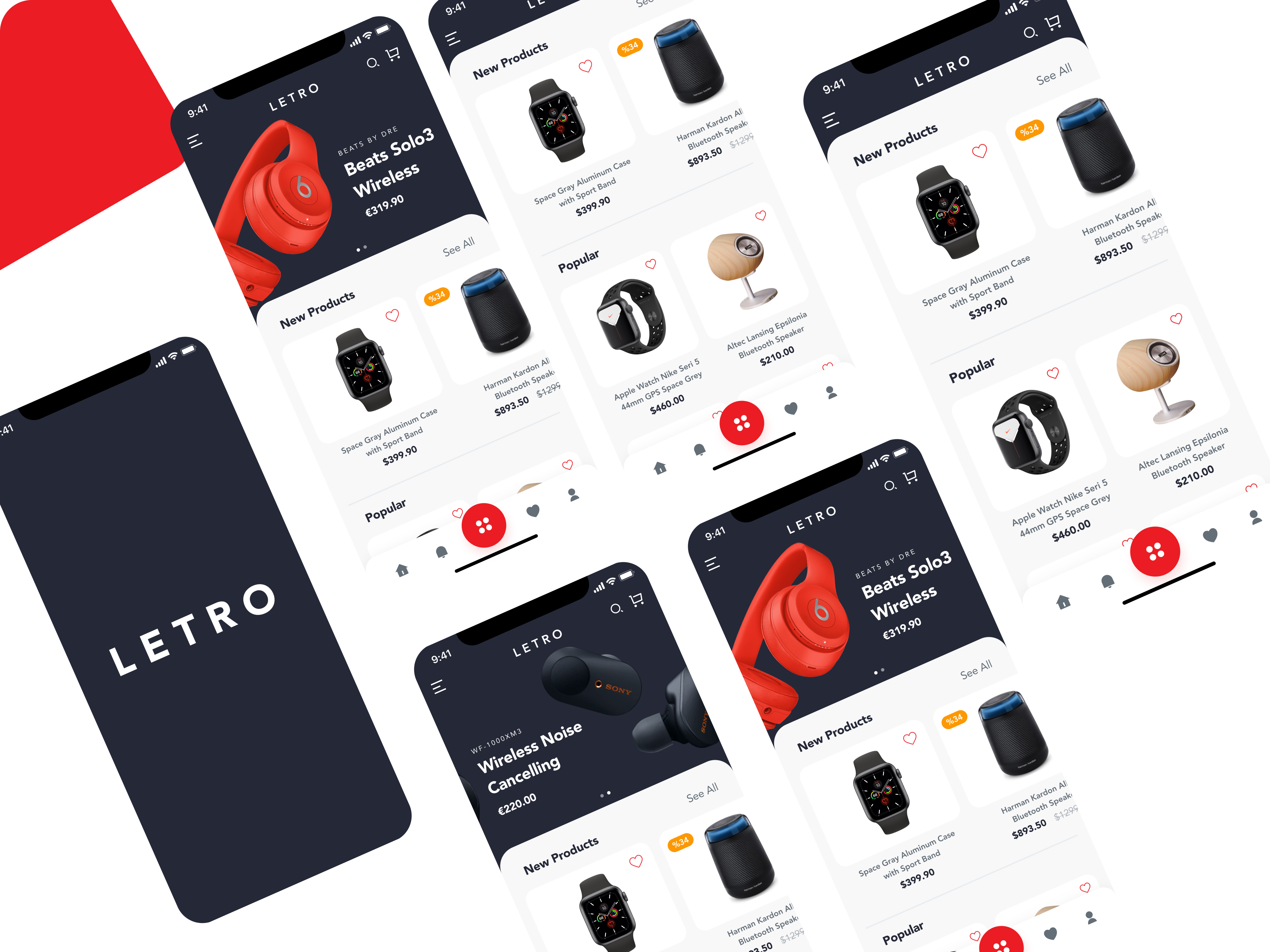 Example of Modern Mobile App UI/UX Design