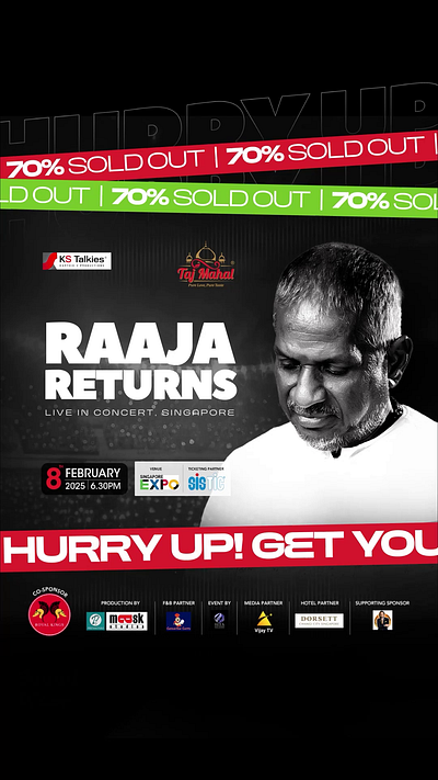 Raaja Returns Ticket sold out post