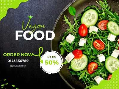 Food branding poster