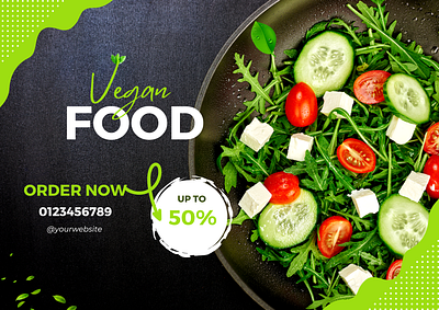 Food branding poster