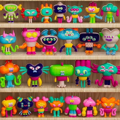 big nft collection design illustration nft