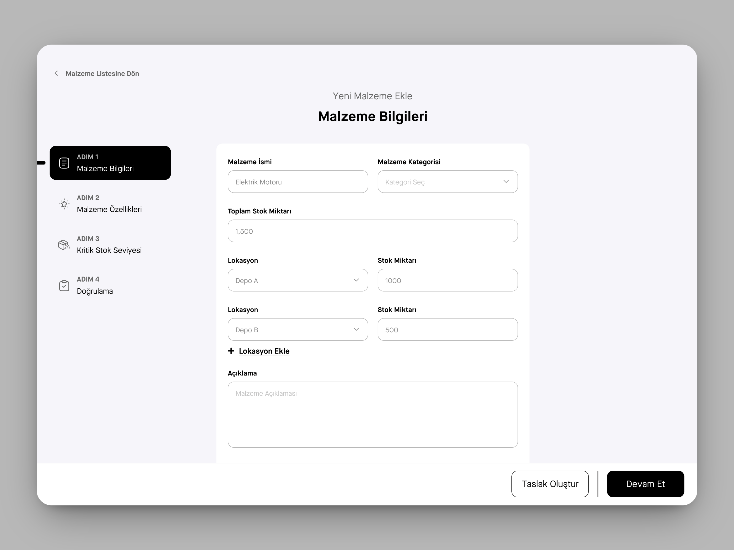 Stock Management Dashboard-Form Flow branding combobox design ecommercedesign form graphic design illustration input label logo ui ux uxdesign vector