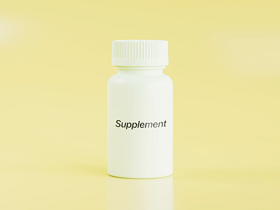 Supplement 3D animation (demonstration) 3d abstract animation bottle branding cinema4d design elegant illustration light logo minimal motion graphics pharma pill product render supplement vial visualization