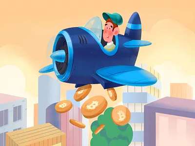 What’s a Crypto Airdrop? airdrops airplane art bitcoin blockchain branding city cryptoadoption cryptoairdrop cryptoeducation design digital art fintechillustration flatdesign graphic design illustration tokenomics vector web3design