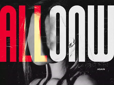 Poster - All Alone Again design graphic design poster typography