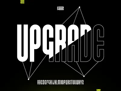Poster - Upgrade design graphic design poster typography