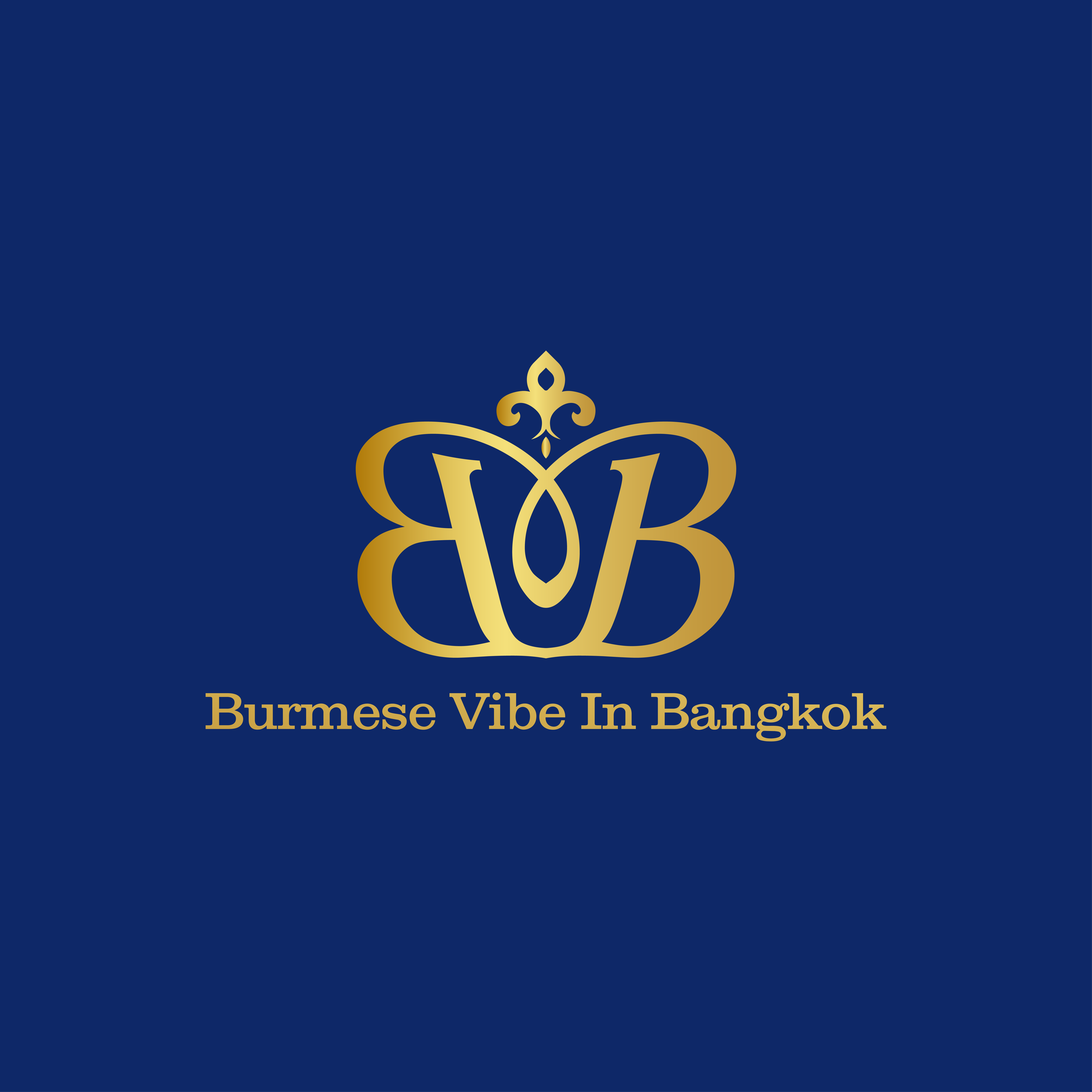 Burmese Vibe In Bangkok Logo Show Case branding logo