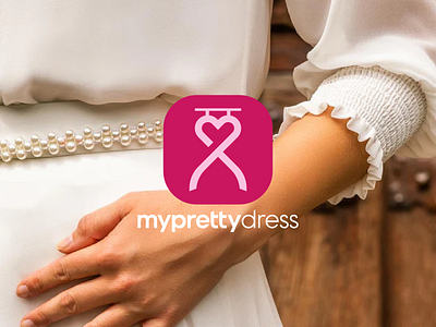 Logo for myprettydress branding logo