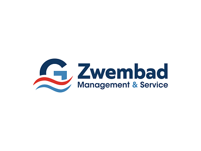 Logo for Zwembad Management & Service branding logo