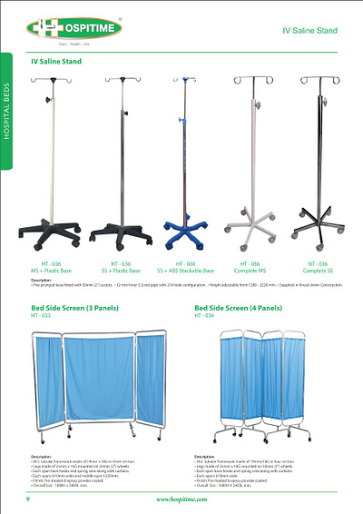 IV Stand and Bed Side Screen Brochure animation branding design graphic design illustration logo motion graphics typography ui vector