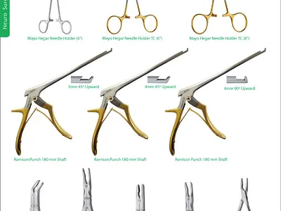 Neuro Surgical Instruments Brochure animation branding design graphic design illustration logo motion graphics typography ui vector