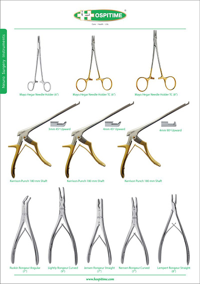 Neuro Surgical Instruments Brochure animation branding design graphic design illustration logo motion graphics typography ui vector