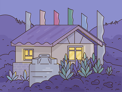 Somewhere in the Mountains adobe illustrator design graphic design illustration illustrator