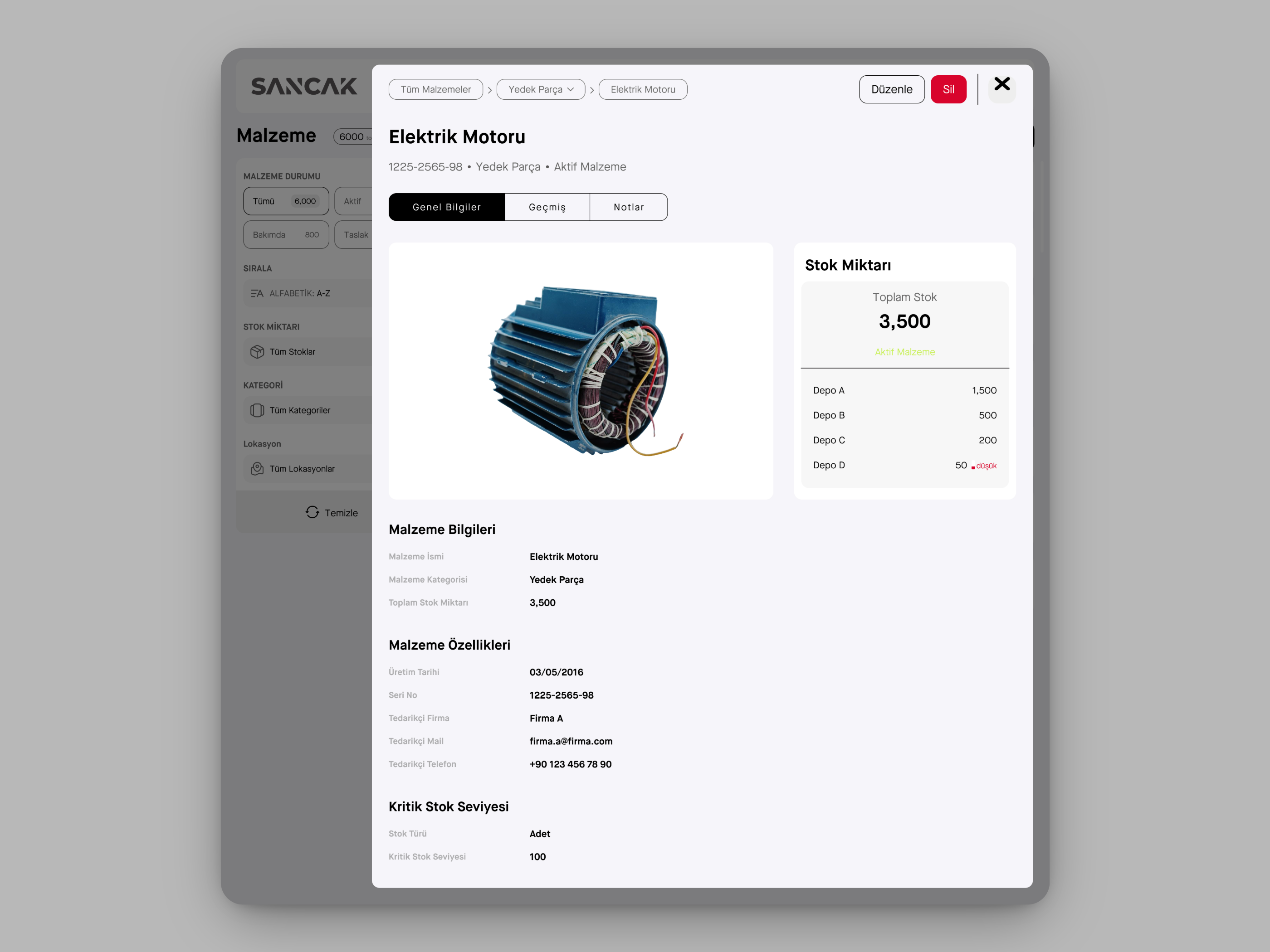Stock Management Dashboard-Detail Page animation app branding card clothes dailyui design detail ecommercedesign graphic design illustration logo management read research stock ui ux uxdesign vector