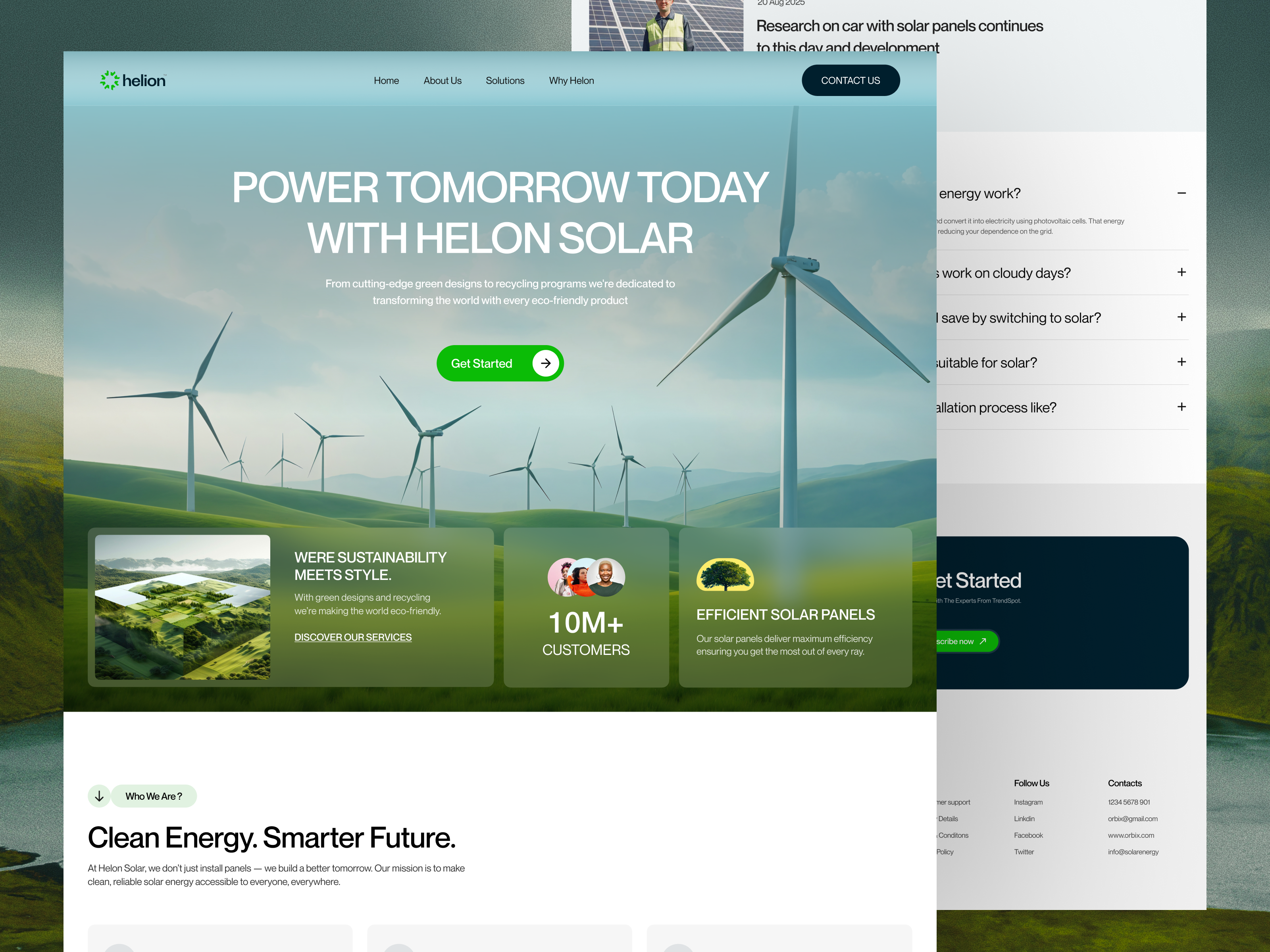 Example of Website Design (10 Pages)