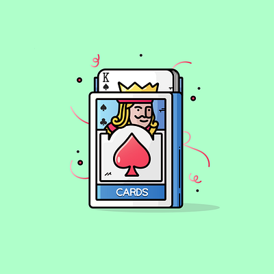 Cards art artist artwork branding cards design fun game graphic design icon illustration indoor games logo play ui vector graphics