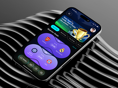 Football Live Streaming App UI – Watch, Cheer & Repeat app app design football app football fan app football live ios live sports app live streaming match streaming mobile mobile app soccer app sports app