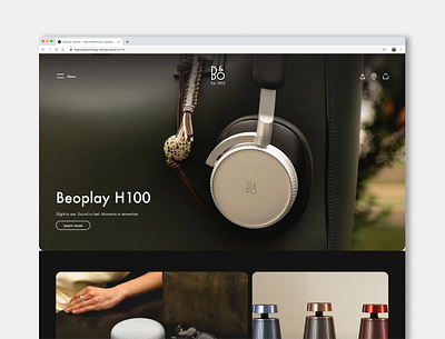 Redesign Website - Bang & Olufsen figma landing page landing page design landing page redesign ui ui design uiux uiux design ux ux design web design web designer web redesign