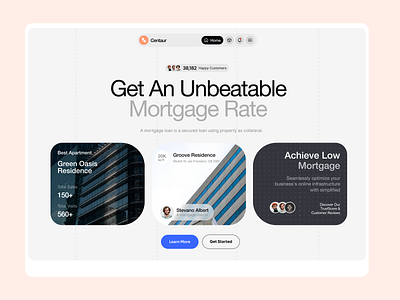 Gift for Centaur Homes branding clean ui dark mode ui design figma framer illustration landing page design minimal ui modern web design product design responsive layout ui uiux ux ux ui design web design webflow webflow design website concept