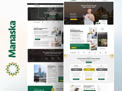 Manaska – Hajj & Umrah Tour Agency Elementor Template Kit agency design elementor guide hajj islam islamic landing page landingpage mecca modern pilgrimage pilgrimmage tour travel travel agency ui umrah webdesign wordpress