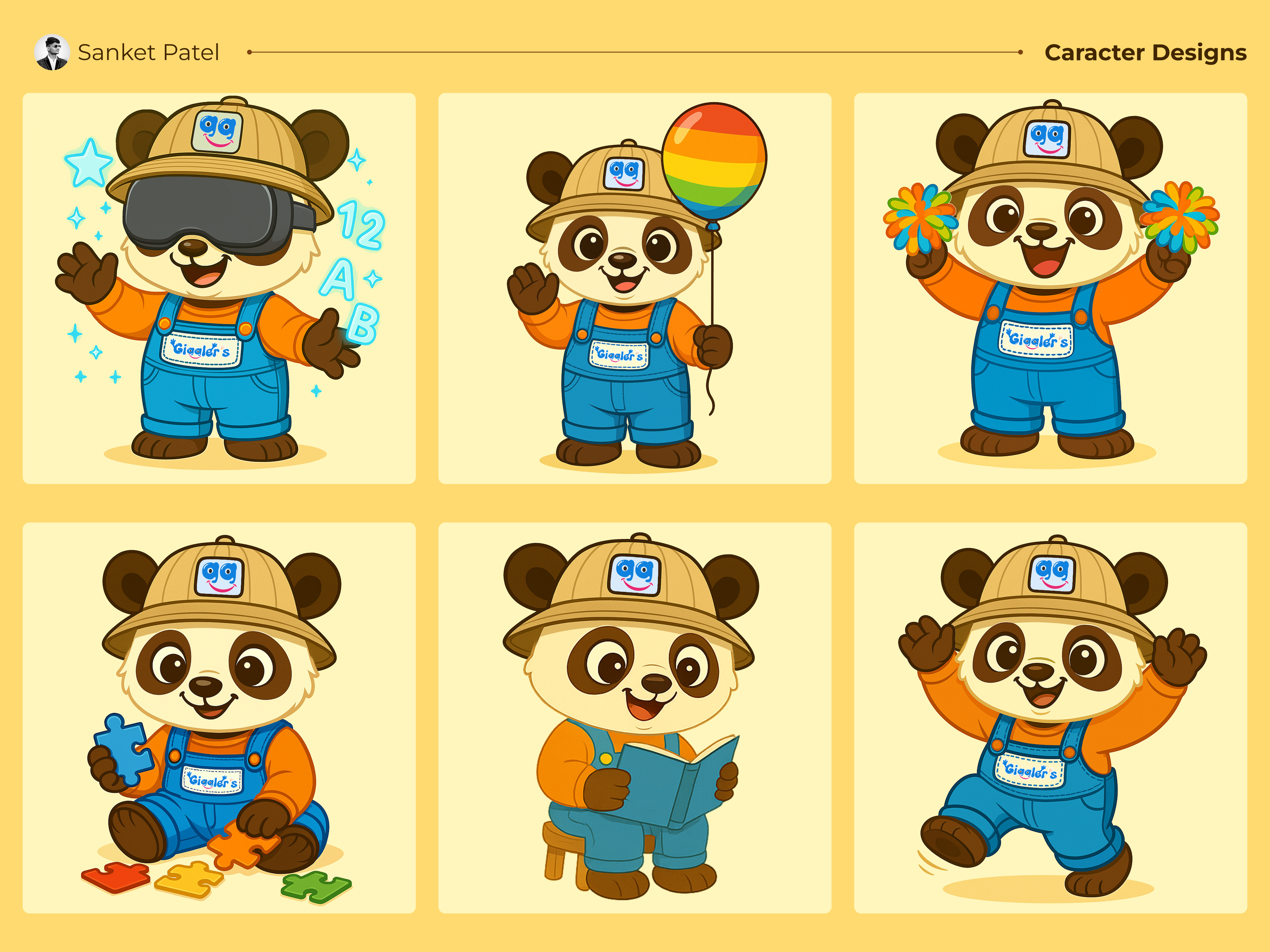 Character Design for Gigglers Preschool Image 0
