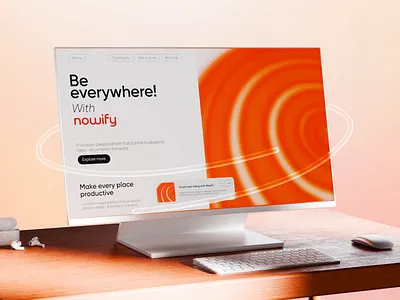 Nowify Branding Animation 2d animation animation brand book branding graphic design location logo logo animation logo design mockup motion graphics visual identity